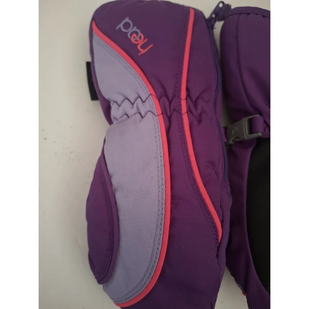 HEAD OUTLAST Kids Mittens Gloves Size Small Purple Winter Girls